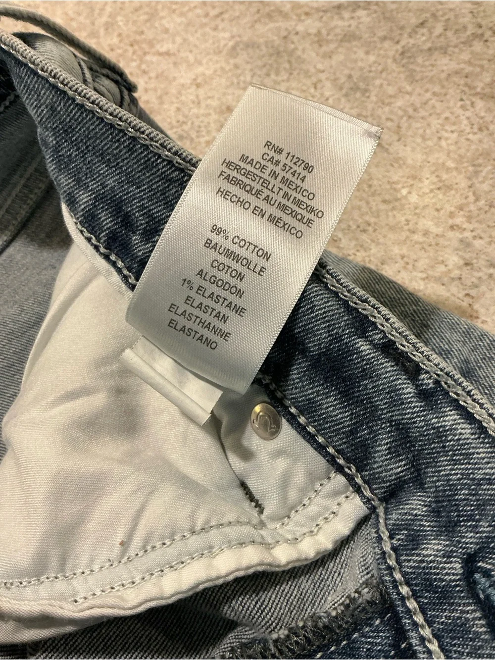 True Religion Mens Streetwear Festival Ultra Skinny Fit Jean Med Wash Size 30